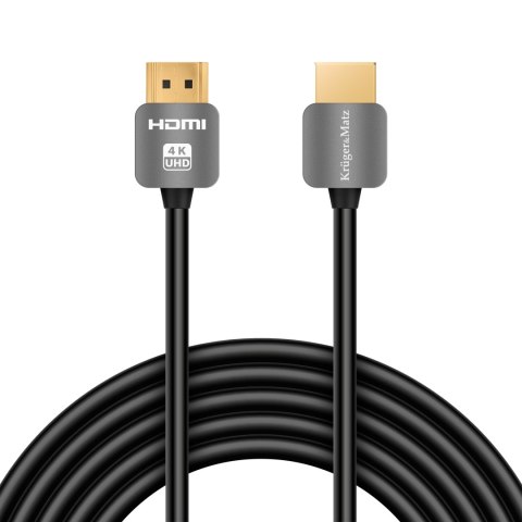 Kabel HDMI - HDMI wtyk-wtyk (A-A) 3.0m Kruger&Matz 4K