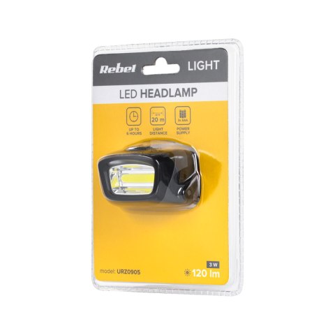 Latarka czołowa 3 W (COB)