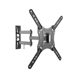 Uchwyt do ściany Kruger&Matz do LED TV 23-55 cali czarny (regulacja w pionie i w poziomie)