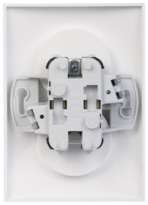 GNIAZDO PODWÓJNE SANTRA/4135-00/EPN 230 V 16 A Elektro-Plast