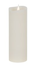 Świeca woskowa LED duża ivory