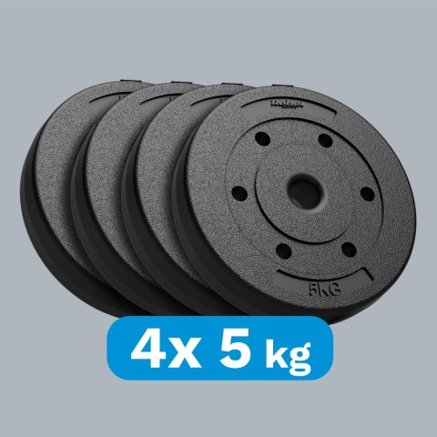 Obciążenie bitumiczne zestaw 4x5kg, otwór 31mm, REBEL ACTIVE