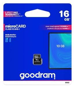 Karta Pamięci MicroSD 16GB GOODRAM Class 10 UHS-I