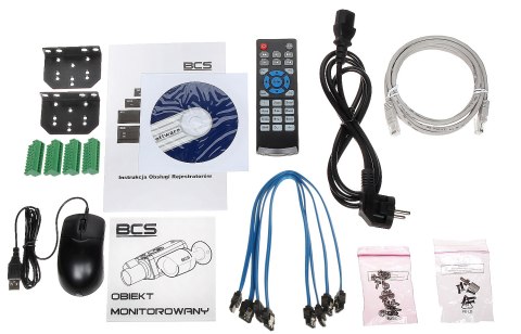 REJESTRATOR AHD, HD-CVI, HD-TVI, CVBS, TCP/IP BCS-L-XVR3204-V 32 KANAŁY +eSATA BCS Line