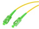 PATCHCORD ŚWIATŁOWODOWY SM SIMPLEX 9/125 SC/APC-SC/APC 1m