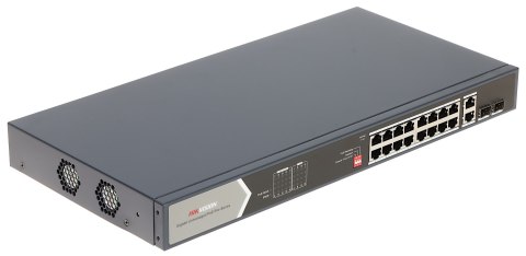SWITCH POE DS-3E0520HP-E 16-PORTOWY + 2X UPLINK + 2X SFP Hikvision