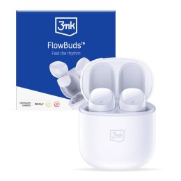 Słuchawki Bezprzewodowe Dokanałowe 3MK FLOWBUDS białe