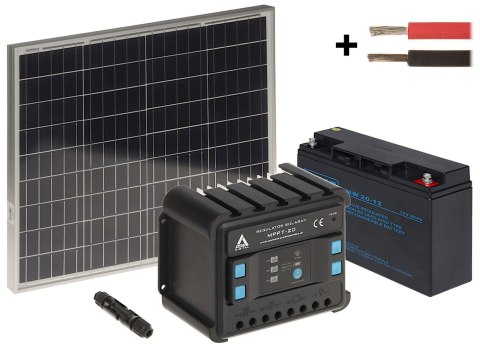 ZESTAW FOTOWOLTAICZNY SP-KIT-50/20/MPPT 135 Wh