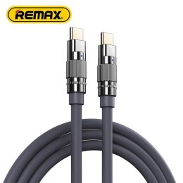 Kabel 100W 1,2m USB-C - USB-C Remax Wefon Series 100W Zinc Alloy RC-C055 szary