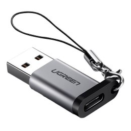 Adapter USB 3.0 - USB-C 3.1 PD UGREEN US276 szary