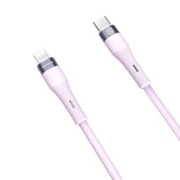 Kabel 27W USB-C - Lightning Nillkn Data Cable FlowSpeed Silicon fioletowe