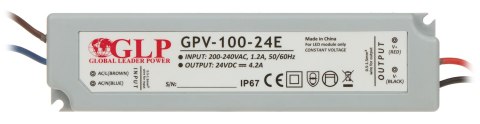 ZASILACZ IMPULSOWY 24V/4.2A/GPV-MINI