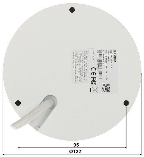 KAMERA WANDALOODPORNA IP BCS-DMIP3501IR-V-E-AI - 5 Mpx 2.7 ... 13.5 mm, MOTOZOOM
