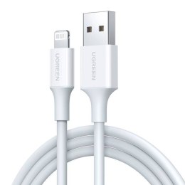 Kabel 2.4A 1.5m USB - Lightning UGREEN US155 biały