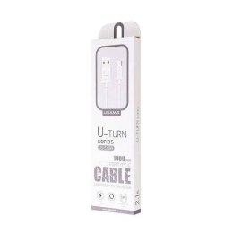 Kabel 2A 1m USB - USB-C USAMS U-Turn TCUSBXD02 (US-SJ099) biały