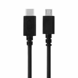 Kabel USB TYP C/ MICRO Reverse 3A 1,5m czarny