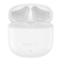 Bezprzewodowe Słuchawki Douszne Bluetooth 5.3 Havit TW976 białe