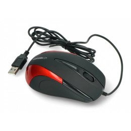 Mysz Optyczna Przewodowa USB Esperanza EM-102R czerwona