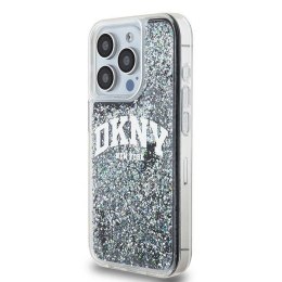 Oryginalne Etui APPLE IPHONE 15 PRO DKNY Hardcase Liquid Glitter Big Logo (DKHCP15LLBNAEK) czarne