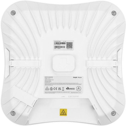 PUNKT DOSTĘPOWY RG-RAP73HD Wi-Fi 7 2.4 GHz, 5 GHz, 6 GHz 1376 Mb/s 5765 Mb/s 11530 Mb/s REYEE