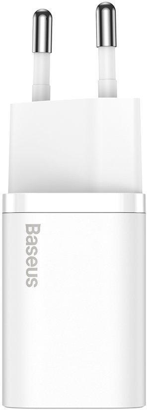 ŁADOWARKA SIECIOWA Baseus Super Si Quick Charger 1C CCSUP-J02 30W 1x USB-C PD 3.0 QC 3.0 BIAŁA