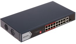 SWITCH POE DS-3E0318P-E/M(C) 16-PORTOWY + 2X UPLINK + 1X SFP Hikvision