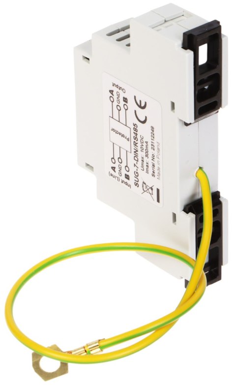 ZABEZPIECZENIE PRZECIWPRZEPIĘCIOWE SUG-7-DIN/RS-485 LINII SYMETRYCZNEJ RS-485 EWIMAR