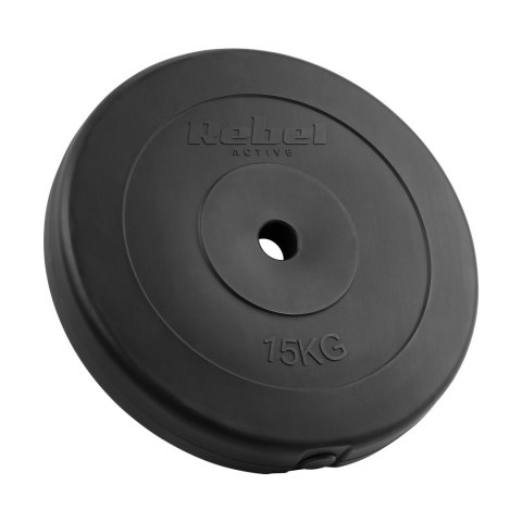 Obciążenie bitumiczne zestaw 2x15kg, otwór 31mm, talerz klasyczny, REBEL ACTIVE
