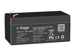 Akumulator AGM Voltage 12V 3,5Ah VE12-3.5 (Żywotność 6-9 lat)