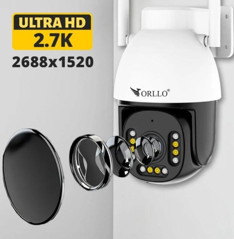 Kamera IP Orllo zewnętrzna obrotowa zoom x10 4MPx ORLLO Z9 ULTRA