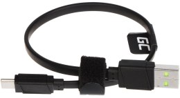 PRZEWÓD KABGC03 USB-A/USB-C GCmatte 0.25 m Green Cell