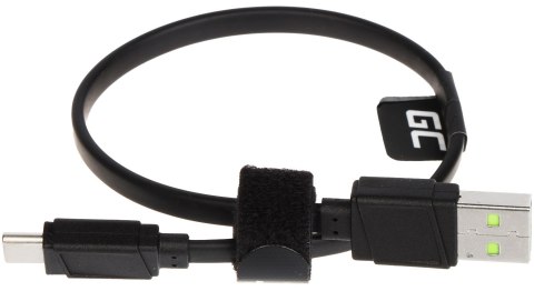 PRZEWÓD KABGC03 USB-A/USB-C GCmatte 0.25 m Green Cell