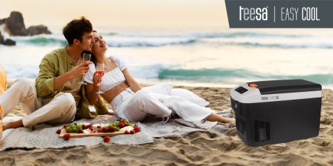 Profesjonalna lodówka turystyczna kompresorowa TEESA z funkcją mrożenia 25L DC12/24V AC 230V