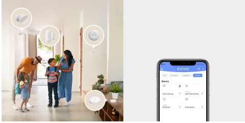 Zestaw Home Sensor Kit EZVIZ B1 Zigbee WiFi 2 Czujniki