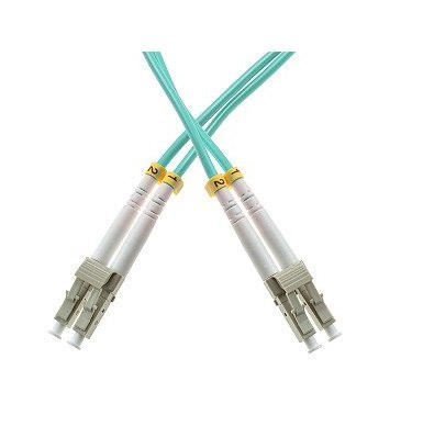 PATCHCORD ŚWIATŁOWODOWY MM 2M DUPLEX 50/125um OM3, LC/UPC-LC/UPC