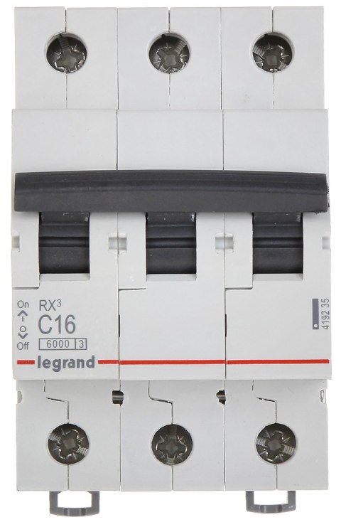 WYŁĄCZNIK NADPRĄDOWY LE-419235 TRÓJFAZOWY 16 A TYP C LEGRAND