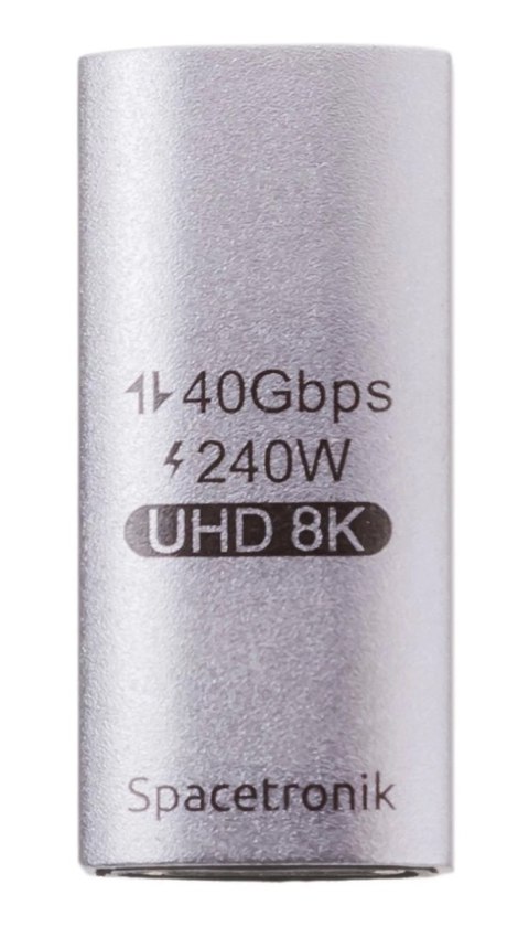 PRZEJŚCIE SPU-A23 WTYK USB-C / GNIAZDO USB-C Spacetronik