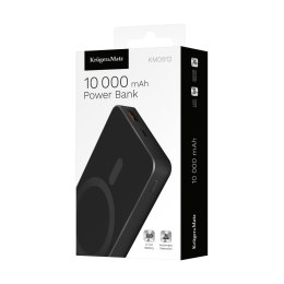 POWERBANK indukcyjny Kruger&Matz 10000 mAh magnetyczny czarny