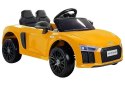 Auto na Akumulator AUDI R8 SPYDER Żółty Samochód Lakierowany
