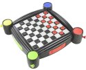 Zestaw Gier Planszowych 7w1 Warcaby Chińczyk Węże i Drabiny Tryktrak Ludo