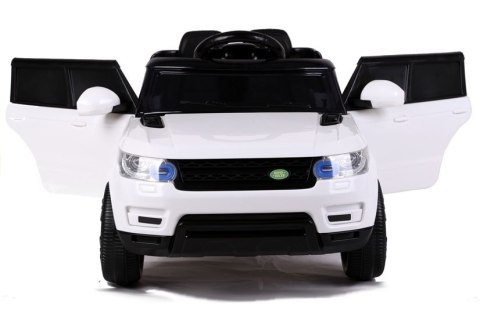 Auto na Akumulator HL1638 Dla Dzieci Światła LED MP3 Pilot Biały