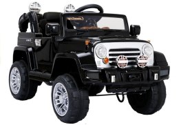 Auto na Akumulator Jeep JJ245 Dla Dzieci Światła LED MP3 Pilot Czarny