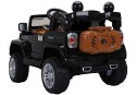 Auto na Akumulator Jeep JJ245 Dla Dzieci Światła LED MP3 Pilot Czarny