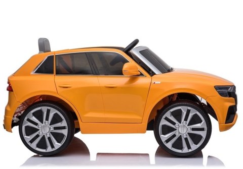Auto na Akumulator Audi Q8 JJ2066 Pilot Światło LED MP3 Żółty Lakier