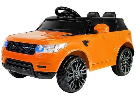Auto Na Akumulator HL1638 Dla Dzieci Pilot MP3 Światło LED Pomarańczowy