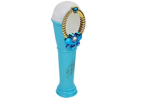 Magiczne Lustro Z Mikrofonem USB MP3 Światła Dźwięki Niebieski