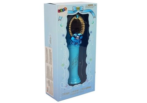Magiczne Lustro Z Mikrofonem USB MP3 Światła Dźwięki Niebieski
