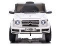 Samochód na akumulator Mercedes G500 Światla LED MP3 Pilot biały