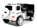 Samochód na akumulator Mercedes G500 Światla LED MP3 Pilot biały