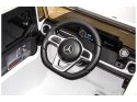 Samochód na akumulator Mercedes G500 Światla LED MP3 Pilot biały